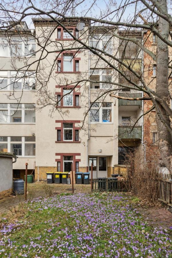 Apartment Fuer 13 Gaeste, 5 Schlafzimmer, 2 Baeder, 2 Loggia'S, Leipzig Zentrum Ost Dış mekan fotoğraf
